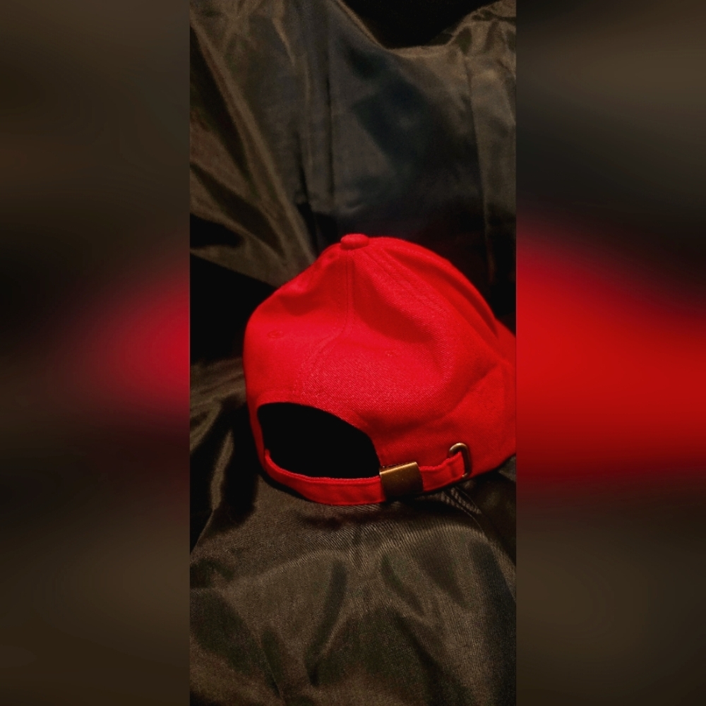 Red Baseball Cap - Picture 2 of 3
